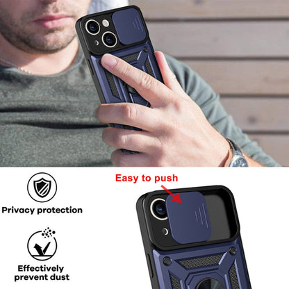 Husa pentru Apple iPhone 14, Techsuit, CamShield, Albastra