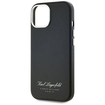 Husa pentru Apple iPhone 15, Karl Lagerfeld, RSG, Neagra