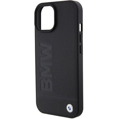 Husa pentru Apple iPhone 15 Plus, BMW, Natural Hot Stamp, Neagra