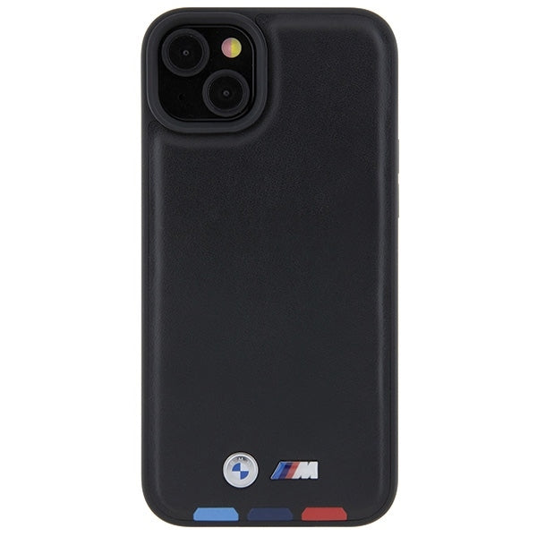 Husa pentru Apple iPhone 15 Plus, BMW, Stamp Tricolor, Neagra