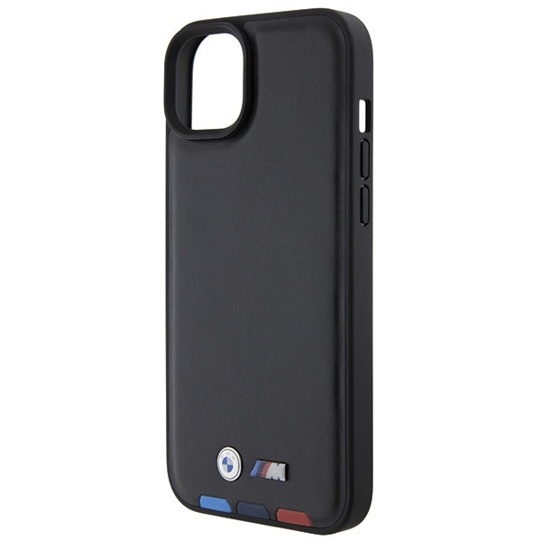 Husa pentru Apple iPhone 15 Plus, BMW, Stamp Tricolor, Neagra