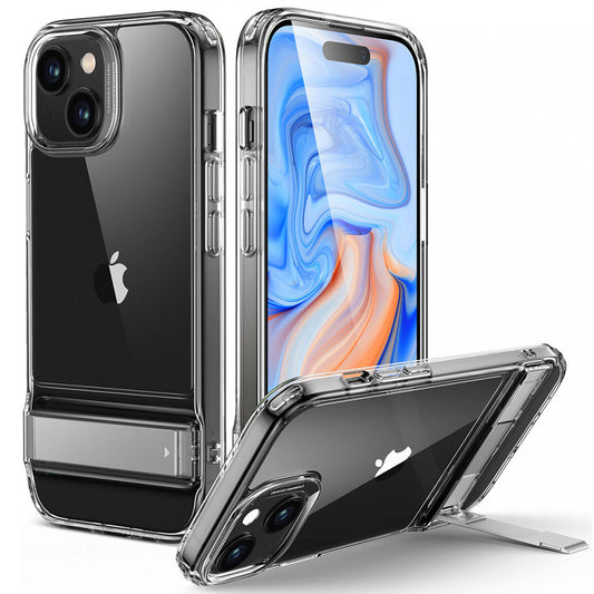 Husa pentru Apple iPhone 15 Plus, ESR, Air Shield Boost Kickstand, Transparenta