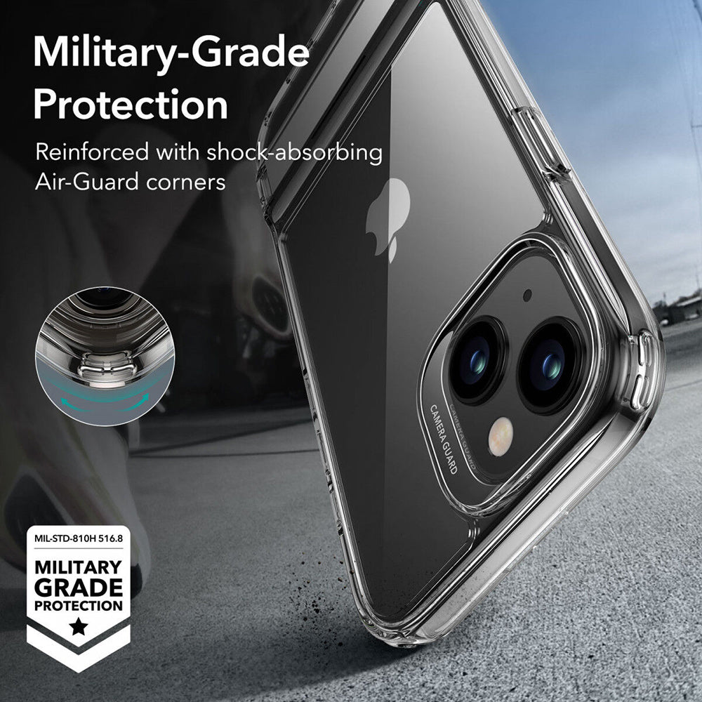 Husa pentru Apple iPhone 15 Plus, ESR, Air Shield Boost Kickstand, Transparenta