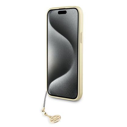 Husa pentru Apple iPhone 15 Plus, Guess, 4G Charm, Gri