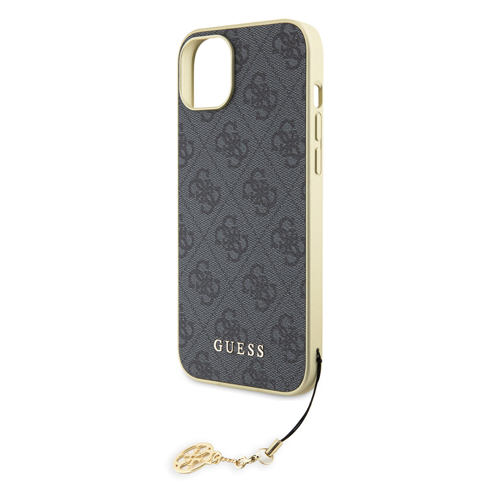 Husa pentru Apple iPhone 15 Plus, Guess, 4G Charm, Gri