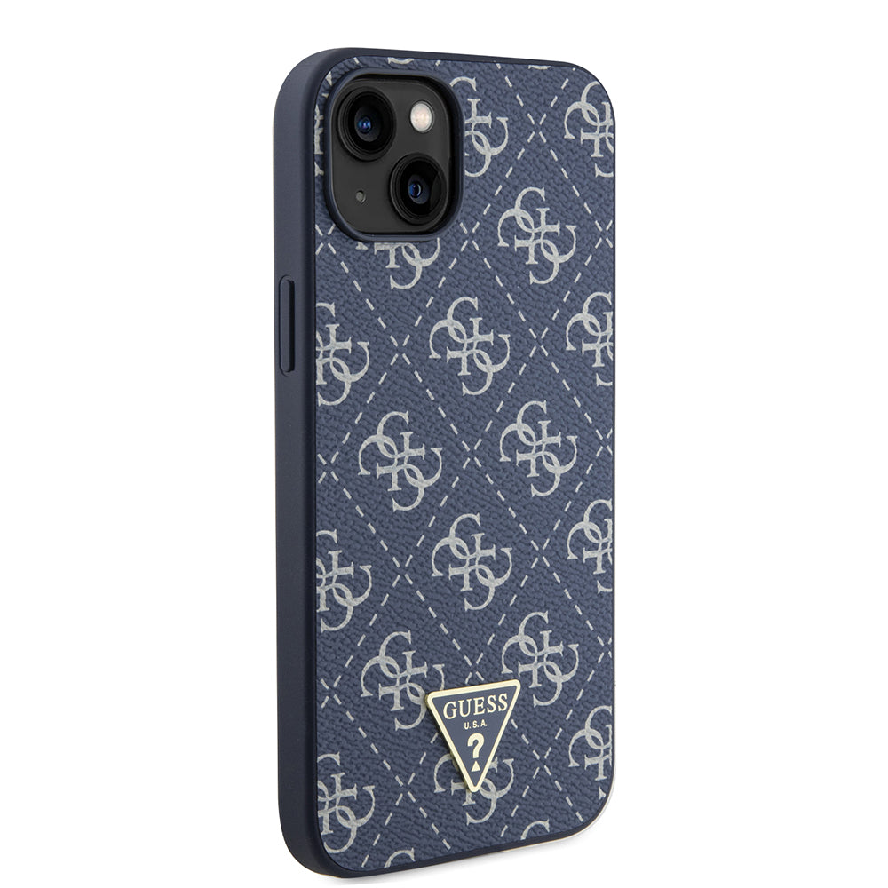Husa pentru Apple iPhone 15 Plus, Guess, 4G Triangle Logo, Albastra