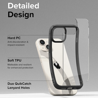 Husa pentru Apple iPhone 15 Plus, Ringke, Fusion Bold, Neagra