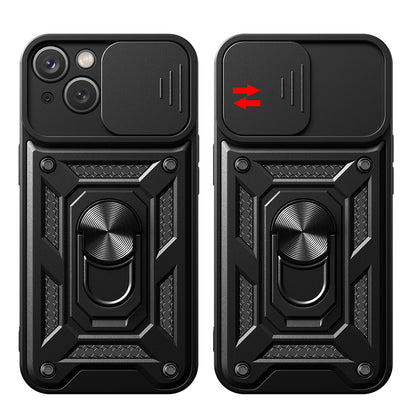 Husa pentru Apple iPhone 15 Plus, Techsuit, CamShield, Albastra