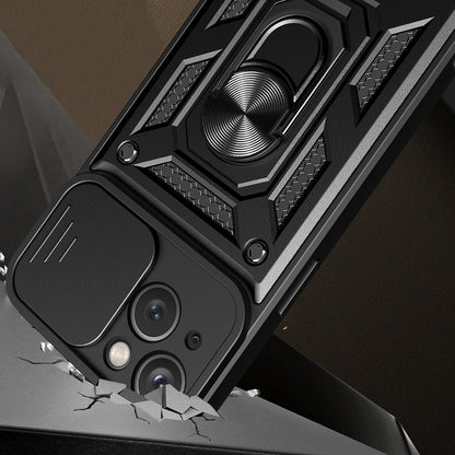 Husa pentru Apple iPhone 15 Plus, Techsuit, CamShield, Albastra
