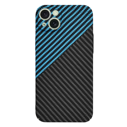 Husa pentru Apple iPhone 15 Plus, Techsuit, Carbonite FiberShell, Neagra Bleu