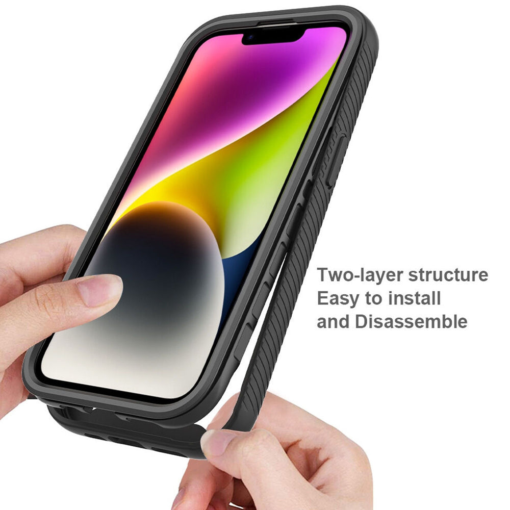 Husa pentru Apple iPhone 15 Plus, Techsuit, Defense360 Pro, Neagra