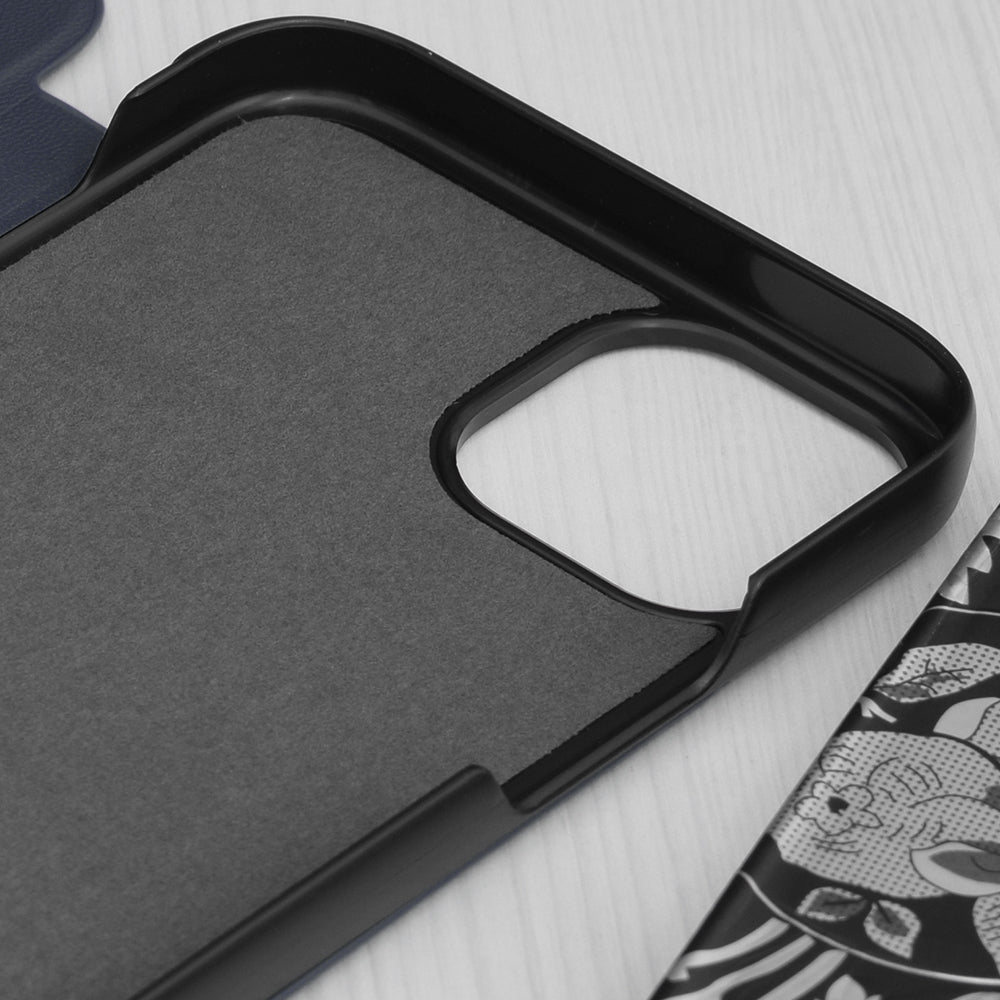 Husa pentru Apple iPhone 15 Plus, Techsuit, eFold, Albastra Inchis