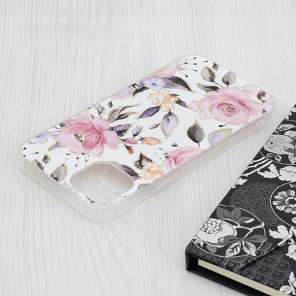 Husa pentru Apple iPhone 15 Plus, Techsuit, Marble, Alba