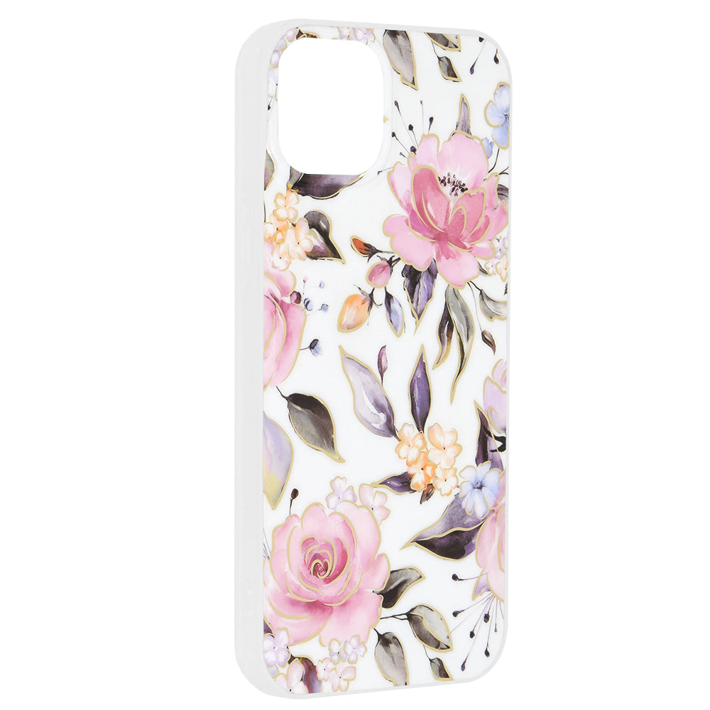 Husa pentru Apple iPhone 15 Plus, Techsuit, Marble, Alba