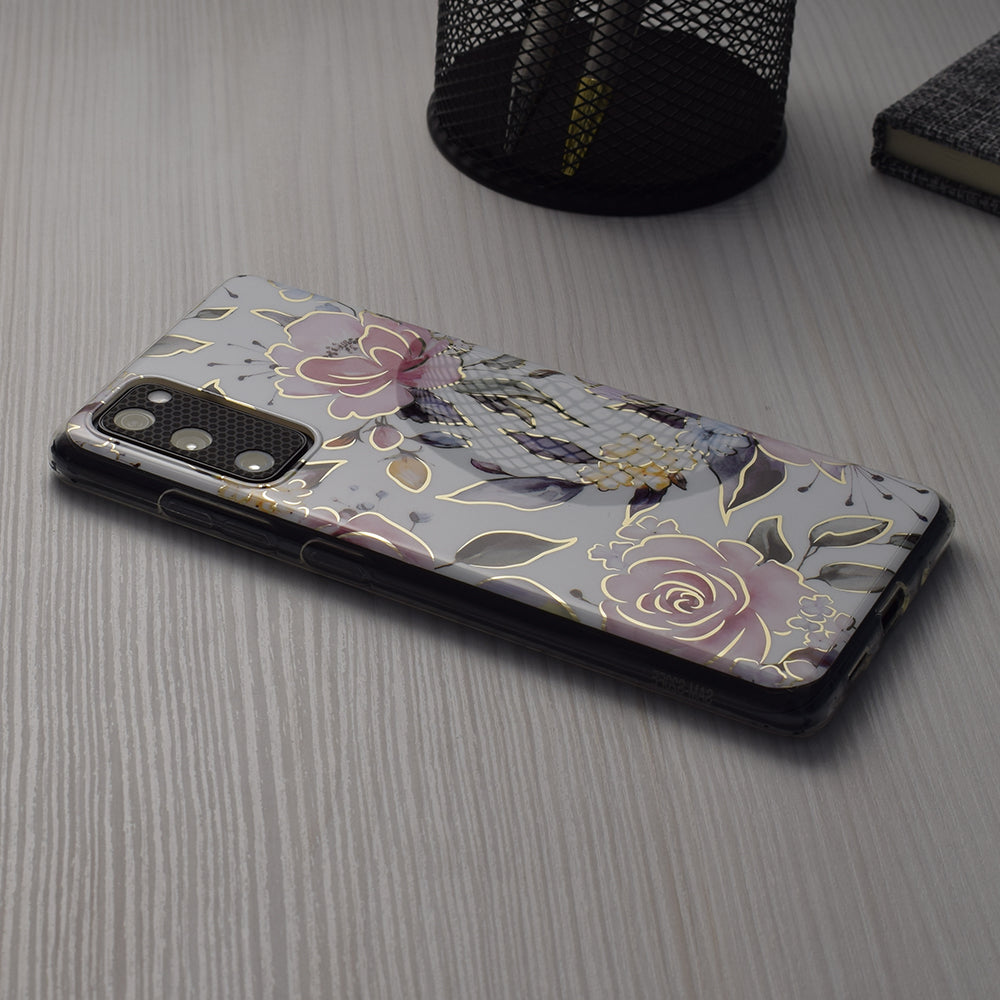 Husa pentru Apple iPhone 15 Plus, Techsuit, Marble, Alba