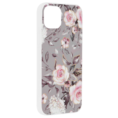Husa pentru Apple iPhone 15 Plus, Techsuit, Marble, Gri