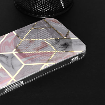 Husa pentru Apple iPhone 15 Plus, Techsuit, Marble, Roz