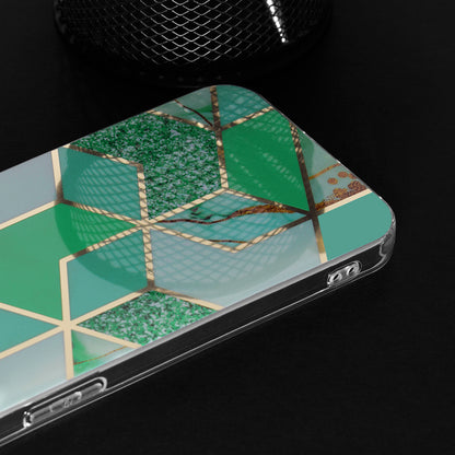 Husa pentru Apple iPhone 15 Plus, Techsuit, Marble, Verde
