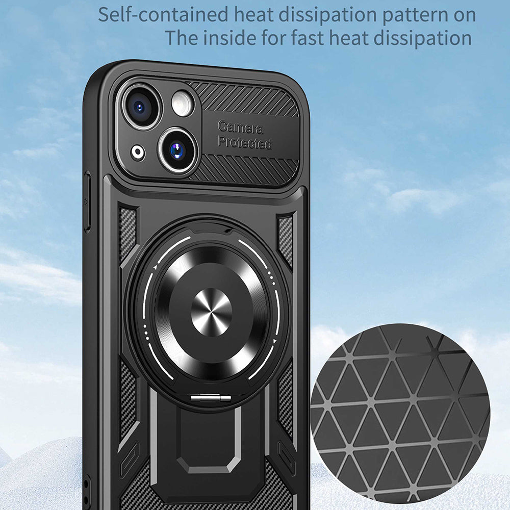 Husa pentru Apple iPhone 15 Plus, Techsuit, RuggedCam, Gri