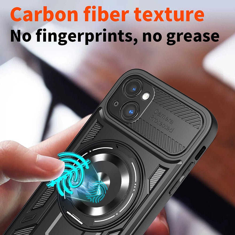 Husa pentru Apple iPhone 15 Plus, Techsuit, RuggedCam, Mov