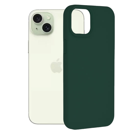 Husa pentru Apple iPhone 15 Plus, Techsuit, Soft Edge, Verde Inchis