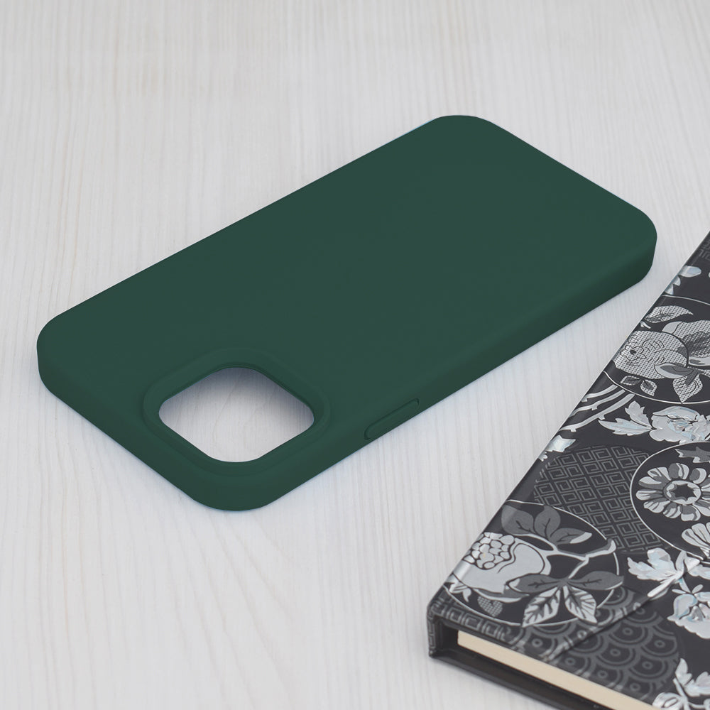 Husa pentru Apple iPhone 15 Plus, Techsuit, Soft Edge, Verde Inchis