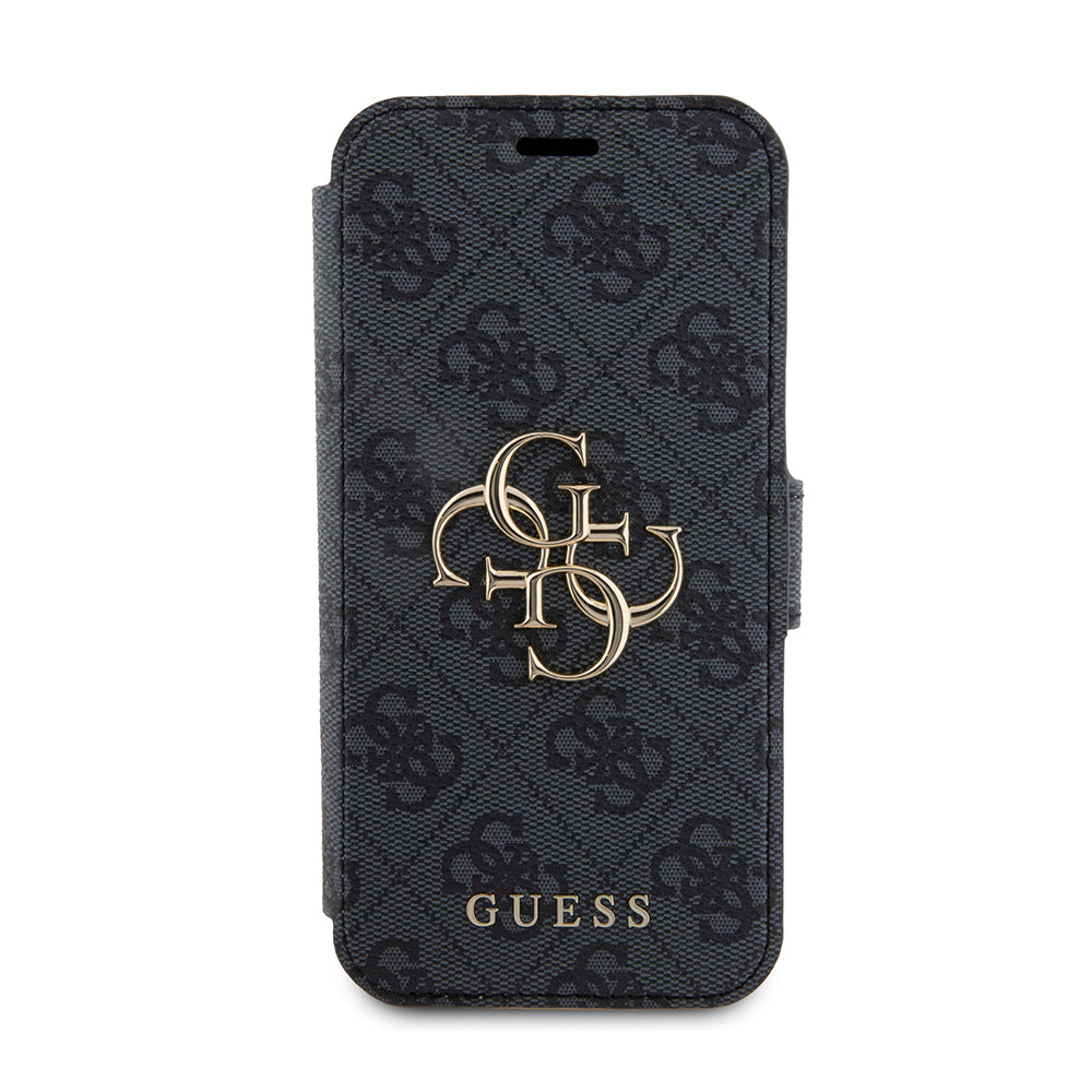 Husa pentru Apple iPhone 15 Pro, Guess, 4G Book, Gri