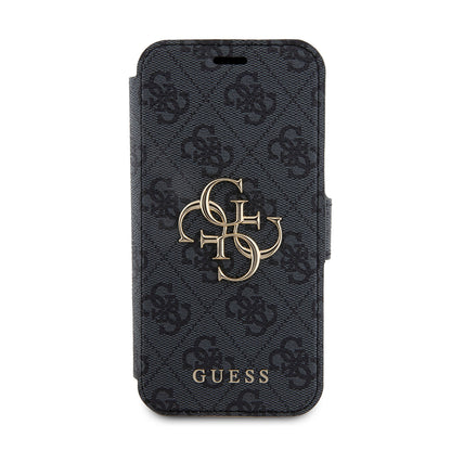 Husa pentru Apple iPhone 15 Pro, Guess, 4G Book, Gri