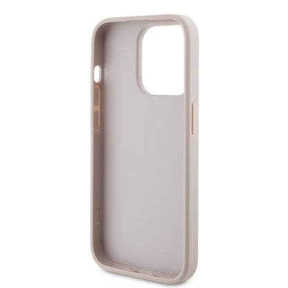 Husa pentru Apple iPhone 15 Pro, Guess, 4G Stripe, Roz