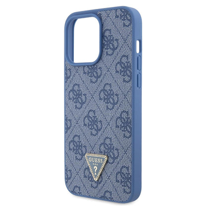 Husa pentru Apple iPhone 15 Pro, Guess, Crossbody 4G Metal Logo, Albastra