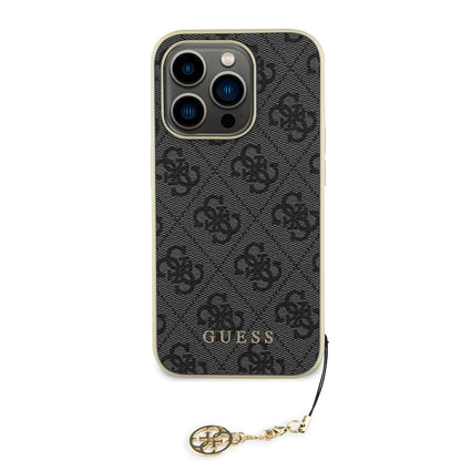 Husa pentru Apple iPhone 15 Pro Max, Guess, 4G Charm, Gri