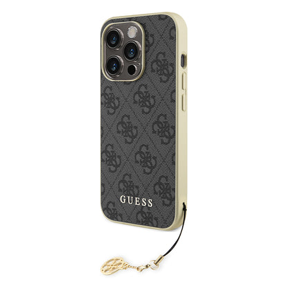Husa pentru Apple iPhone 15 Pro Max, Guess, 4G Charm, Gri