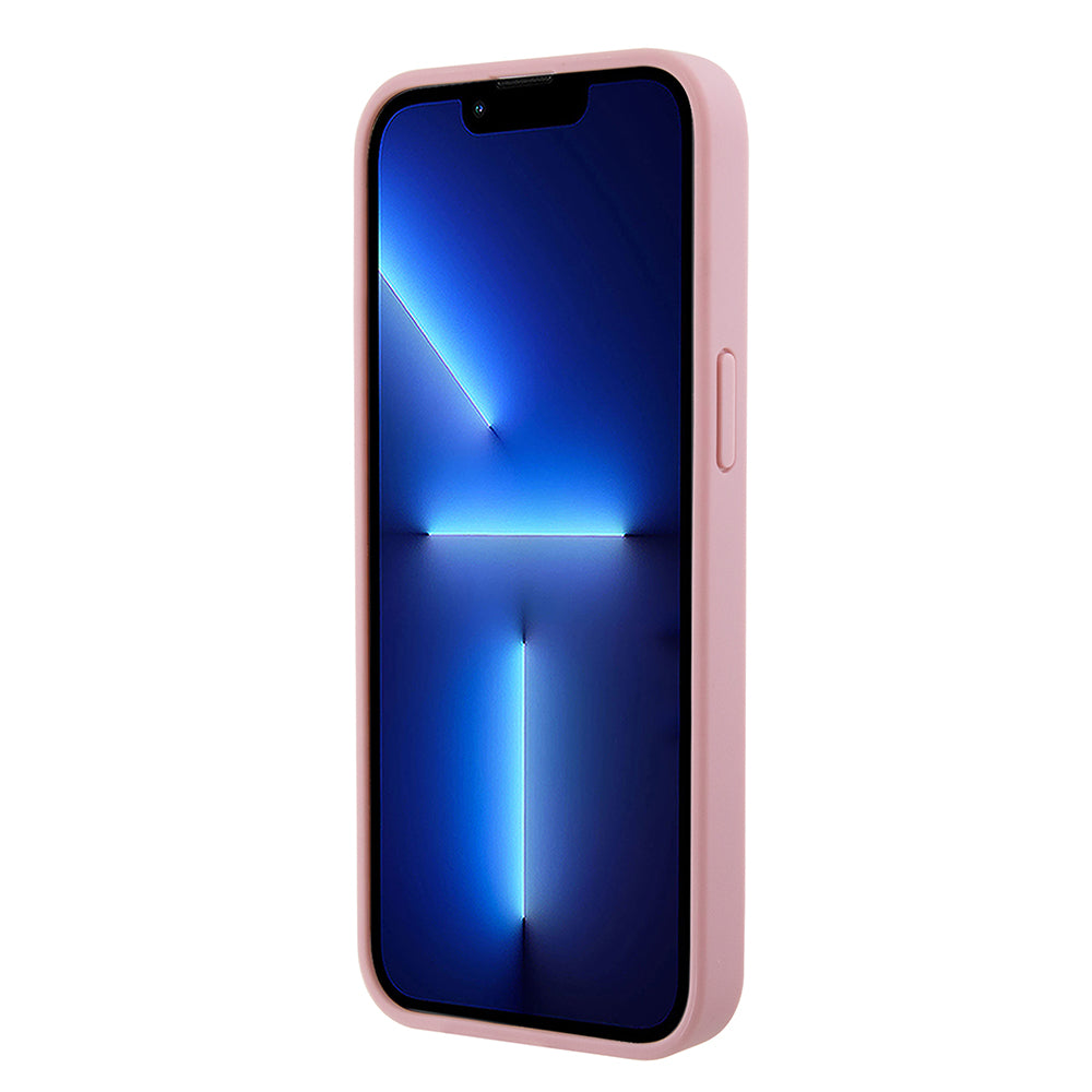 Husa pentru Apple iPhone 15 Pro Max, Guess, 4G Stamped, Roz