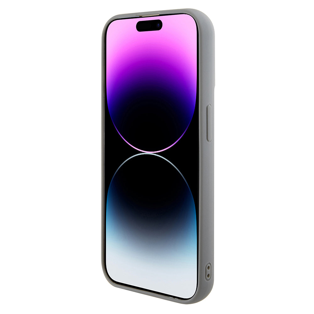 Husa pentru Apple iPhone 15 Pro Max, Guess, Sequin Script Metal, Argintie