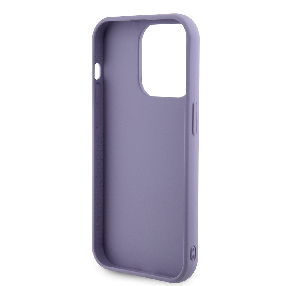 Husa pentru Apple iPhone 15 Pro Max, Guess, Sequin Script Metal, Mov