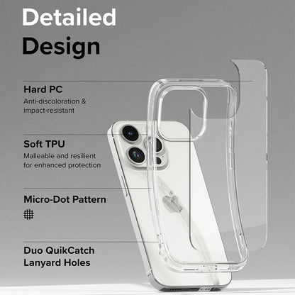 Husa pentru Apple iPhone 15 Pro Max, Ringke, Fusion, Transparenta