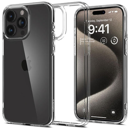 Husa pentru Apple iPhone 15 Pro Max, Spigen, Ultra Hybrid, Transparenta