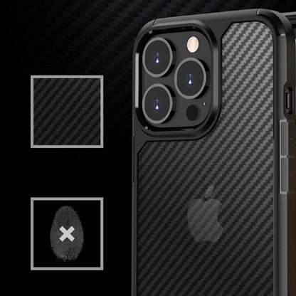 Husa pentru Apple iPhone 15 Pro Max, Techsuit, CarbonFuse, Neagra