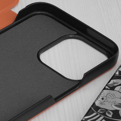 Husa pentru Apple iPhone 15 Pro Max, Techsuit, eFold, Portocalie
