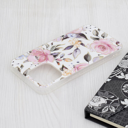 Husa pentru Apple iPhone 15 Pro Max, Techsuit, Marble, Alba