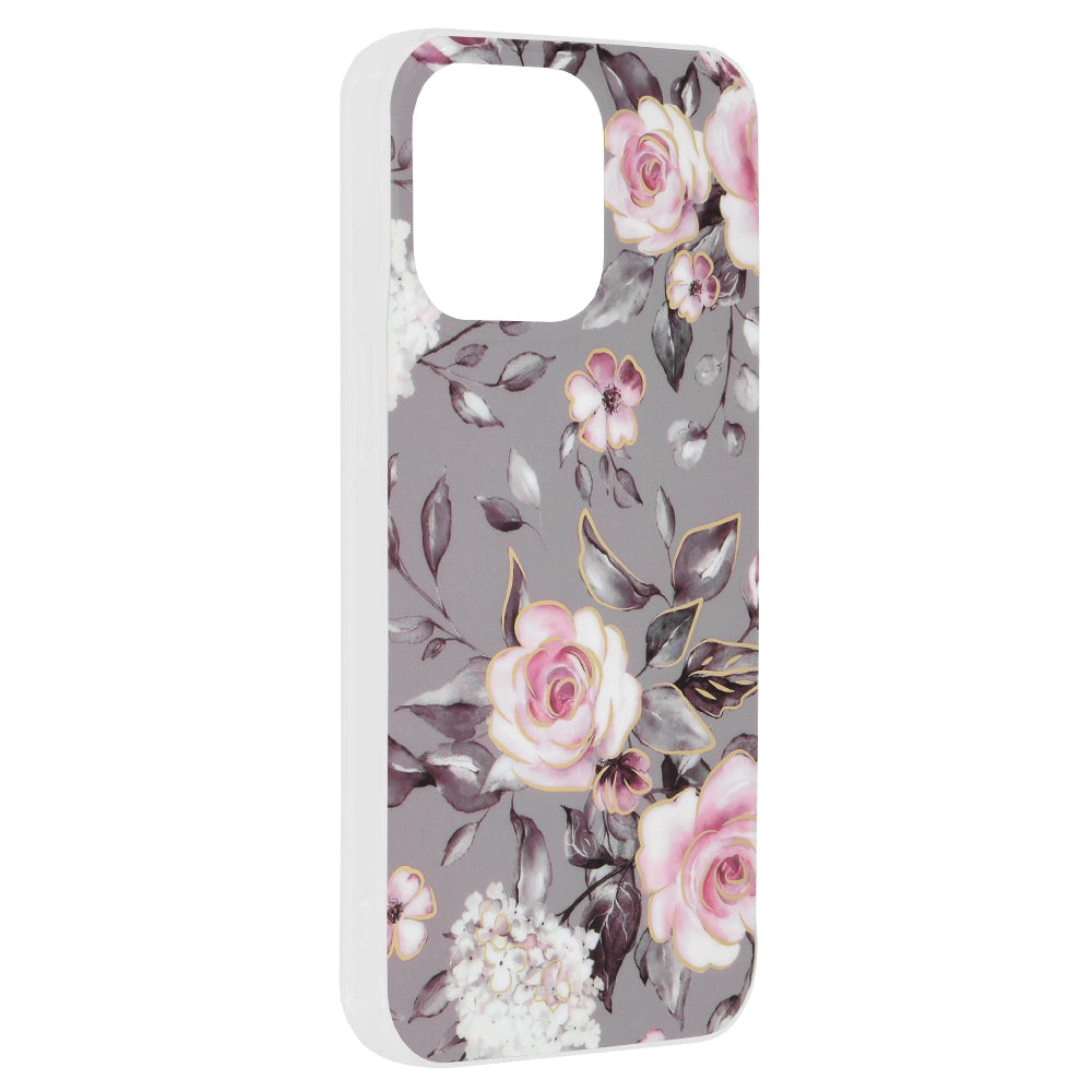 Husa pentru Apple iPhone 15 Pro Max, Techsuit, Marble, Gri