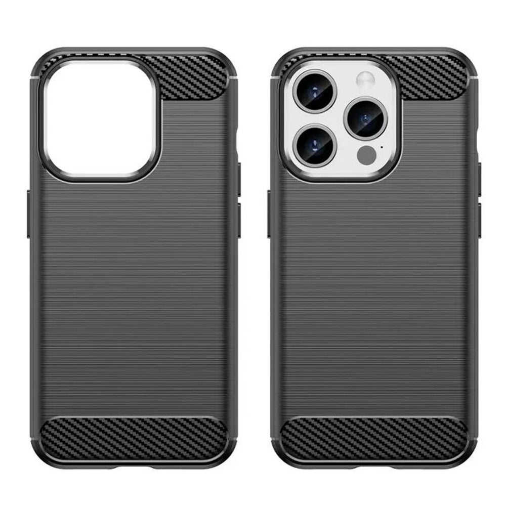 Husa pentru Apple iPhone 15 Pro, Techsuit, Carbon, Neagra