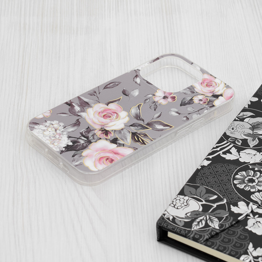 Husa pentru Apple iPhone 15 Pro, Techsuit, Marble, Gri