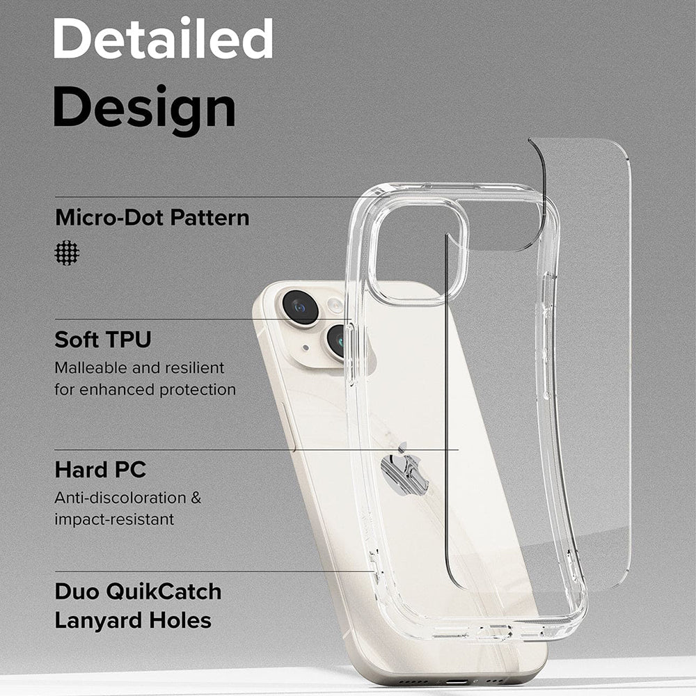 Husa pentru Apple iPhone 15, Ringke, Fusion, Transparenta