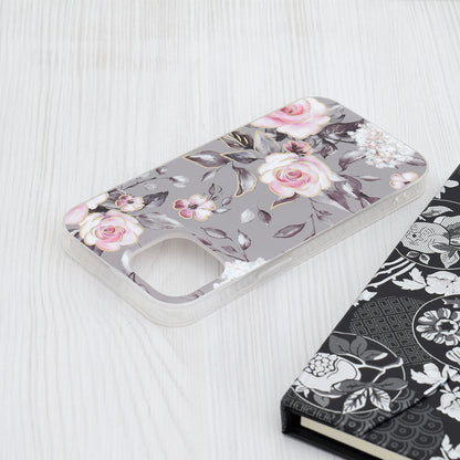 Husa pentru Apple iPhone 15, Techsuit, Marble, Gri