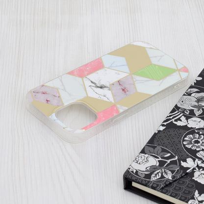 Husa pentru Apple iPhone 15, Techsuit, Marble, Mov