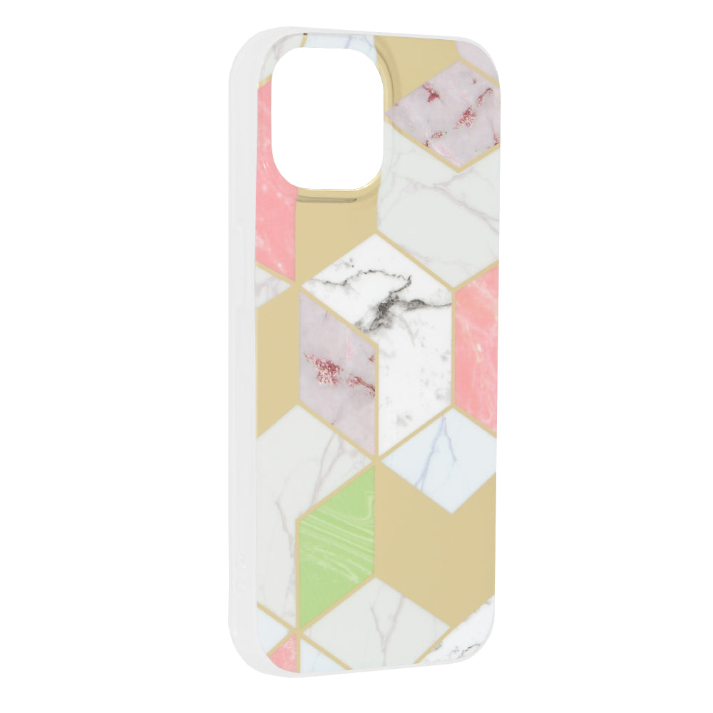 Husa pentru Apple iPhone 15, Techsuit, Marble, Mov