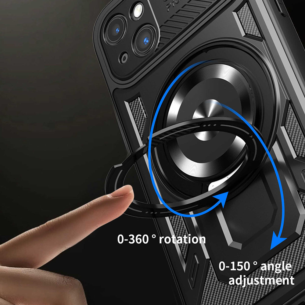 Husa pentru Apple iPhone 15, Techsuit, RuggedCam, Gri