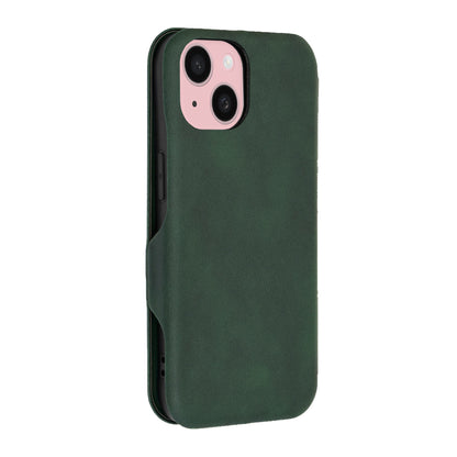 Husa pentru Apple iPhone 15, Techsuit, Safe Wallet Plus, Verde
