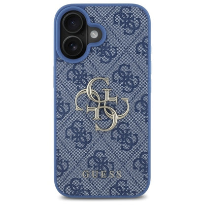Husa pentru Apple iPhone 16, Guess, 4G Big Logo, Albastra